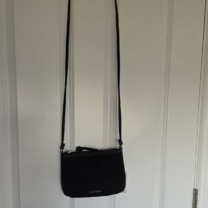 Calvin Klein Sleek Black Crossbody Bag